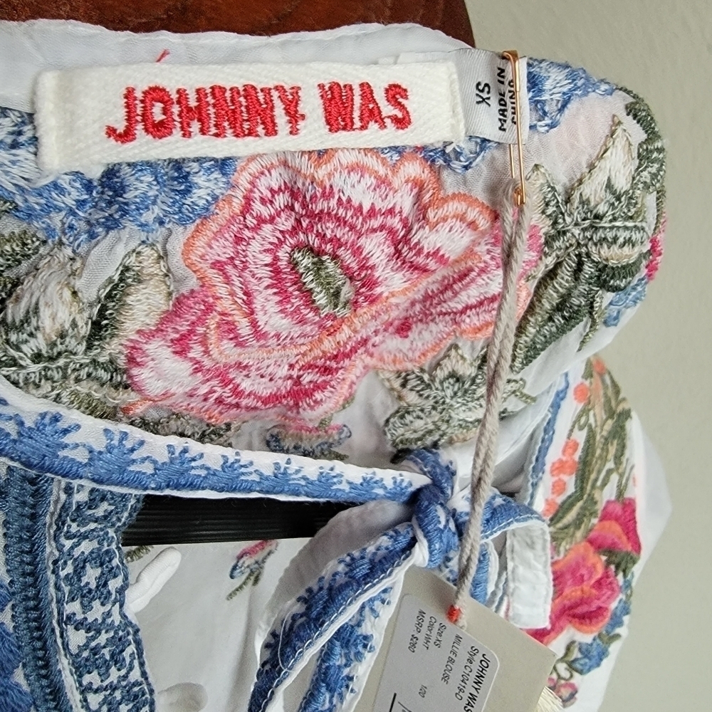 Johnny Was Millie Blouse size XS NWT - Picture 11 of 11